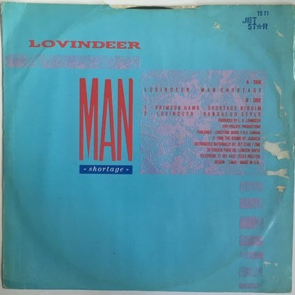 Lloyd Lovindeer : Man Shortage (12")