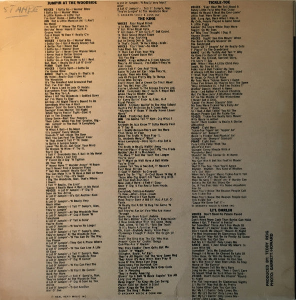 Count Basie Orchestra , Featuring Joe Williams, Dave Lambert (3), Jon Hendricks, Annie Ross : Sing Song With Basie (7", EP)
