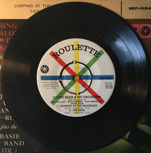 Count Basie Orchestra , Featuring Joe Williams, Dave Lambert (3), Jon Hendricks, Annie Ross : Sing Song With Basie (7", EP)