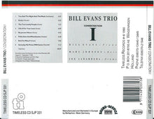 Bill Evans Trio* : Consecration I (CD, Album)