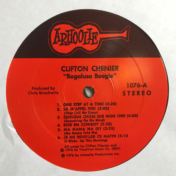 Clifton Chenier : Bogalusa Boogie (LP, Album, RE)