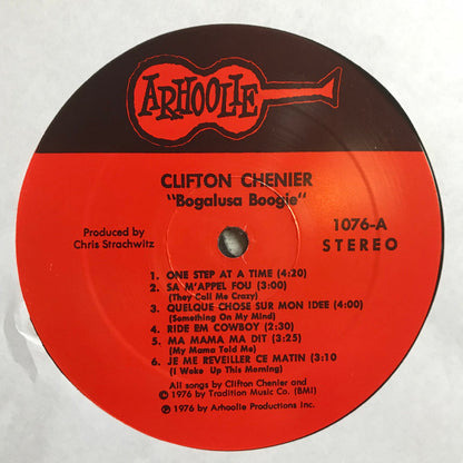 Clifton Chenier : Bogalusa Boogie (LP, Album, RE)