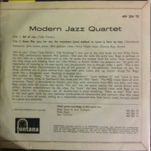 The Modern Jazz Quartet : All Of You / Medley (7", Mono)