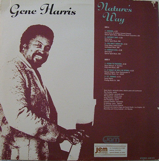 Gene Harris : Nature's Way (LP, Album)