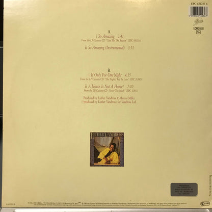 Luther Vandross : So Amazing (12")