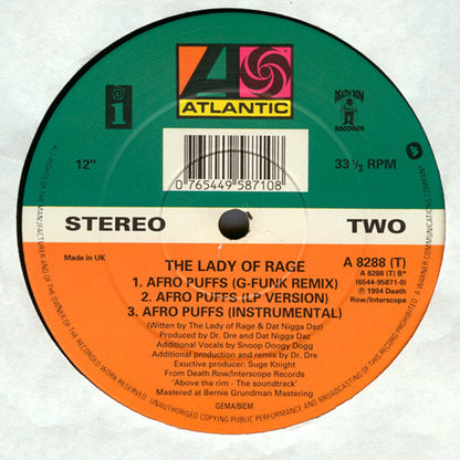 The Lady Of Rage : Afro Puffs (12", Single)
