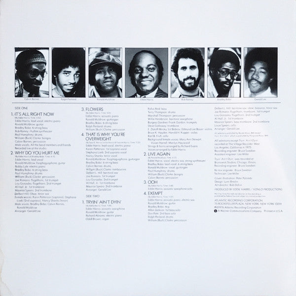 Eddie Harris : That Is Why You're Overweight (LP, Album, RI )