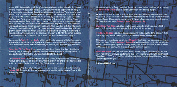 Rory Gallagher : Blueprint (CD, Album, RE, RM)