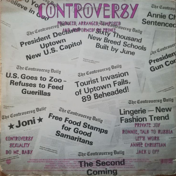 Prince : Controversy (LP, Album, Spe)