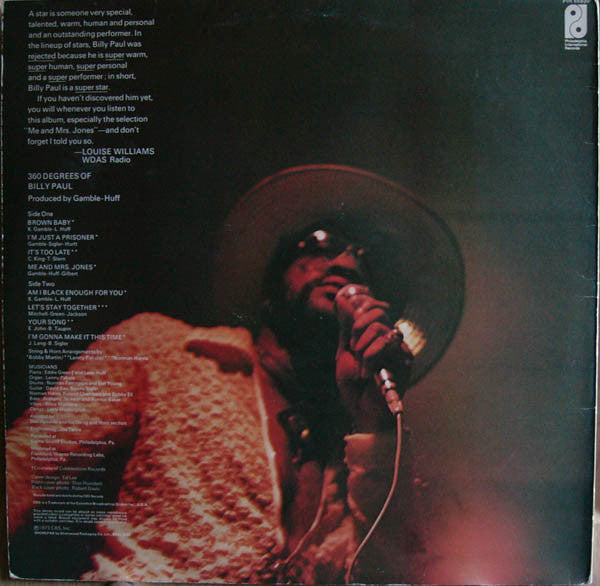 Billy Paul : 360 Degrees Of Billy Paul (LP, Album)