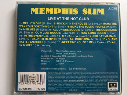 Memphis Slim : Live At The Hot Club (CD, Album)