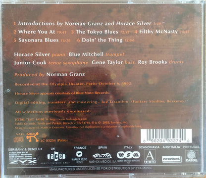 Horace Silver : Paris Blues (CD, Album)
