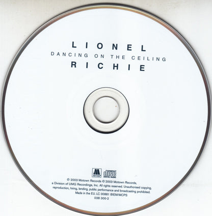 Lionel Richie : Dancing On The Ceiling (CD, Album, RE, RM)