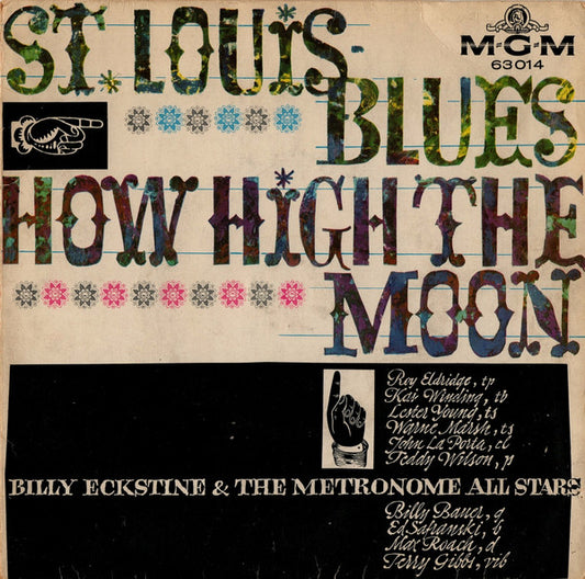 Billy Eckstine & Metronome All Stars : St. Louis Blues / How High The Moon (7", EP)