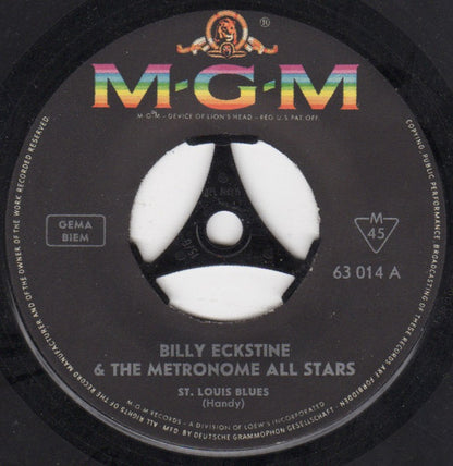Billy Eckstine & Metronome All Stars : St. Louis Blues / How High The Moon (7", EP)
