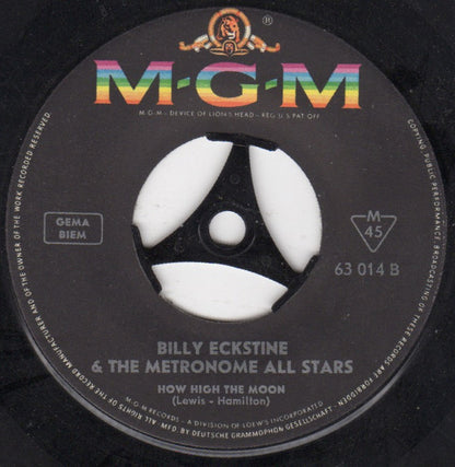 Billy Eckstine & Metronome All Stars : St. Louis Blues / How High The Moon (7", EP)