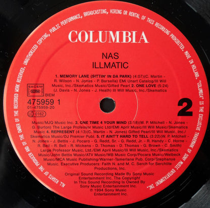 Nas : Illmatic (LP, Album)