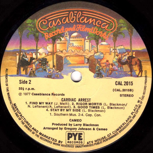 Cameo : Cardiac Arrest (LP, Album)