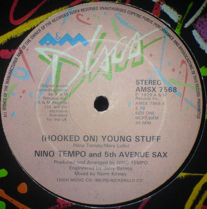 Nino Tempo & 5th Ave. Sax : (Hooked On) Young Stuff (12")