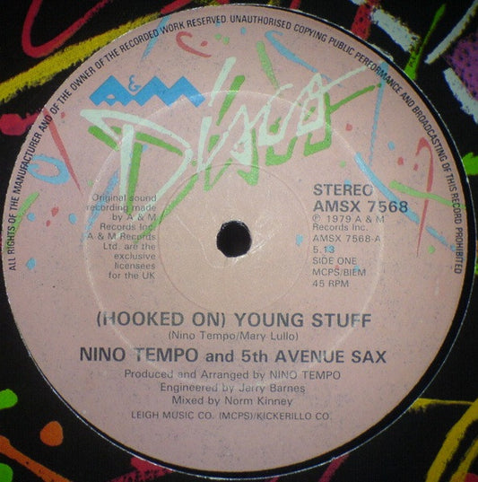 Nino Tempo & 5th Ave. Sax : (Hooked On) Young Stuff (12")