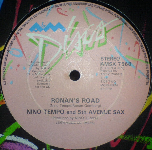 Nino Tempo & 5th Ave. Sax : (Hooked On) Young Stuff (12")