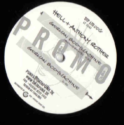 Hell + Anthony Rother : German Bodymachine (12", Promo)