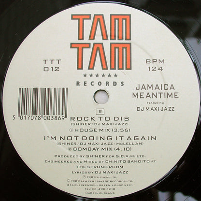 Jamaica Mean Time Featuring D.J. Maxi Jazz* : Rock To Dis (12")