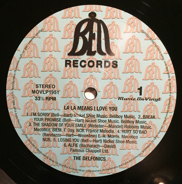The Delfonics : La La Means I Love You (LP, Album, RE)