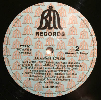 The Delfonics : La La Means I Love You (LP, Album, RE)