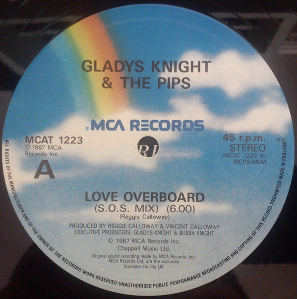 Gladys Knight And The Pips : Love Overboard (12")