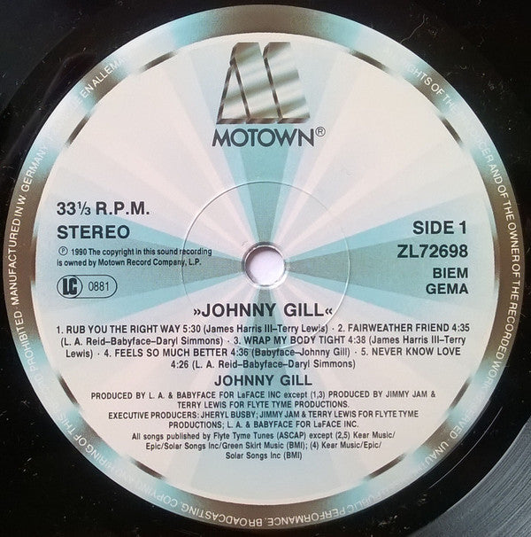 Johnny Gill : Johnny Gill (LP, Album)