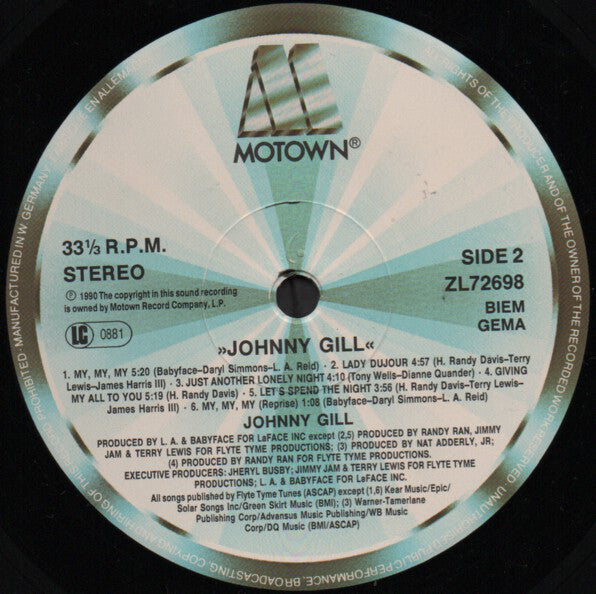 Johnny Gill : Johnny Gill (LP, Album)