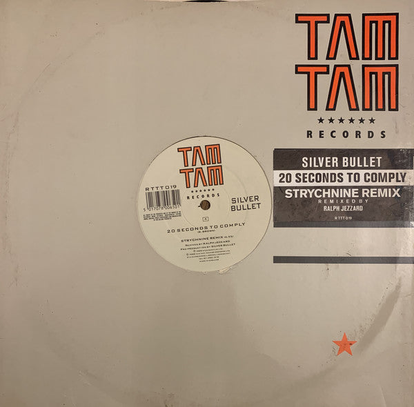 Silver Bullet : 20 Seconds To Comply (Strychnine Remix) (12", Single)
