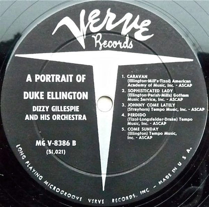 Dizzy Gillespie And His Orchestra : A Portrait Of Duke Ellington (LP, Album, Dee)