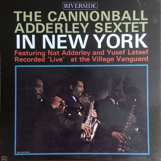 The Cannonball Adderley Sextet* : In New York (LP, Album, Mono)