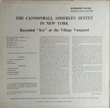 The Cannonball Adderley Sextet* : In New York (LP, Album, Mono)