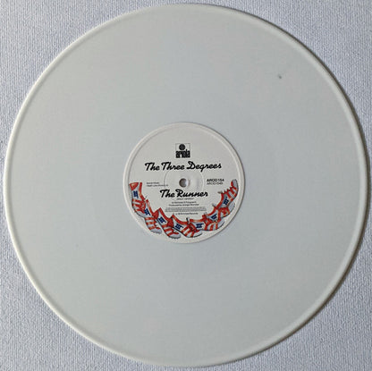 The Three Degrees : The Runner (12", Single, Whi)