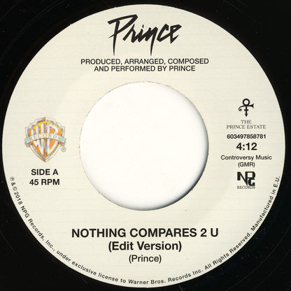 Prince : Nothing Compares 2 U (7", Single, Ltd)