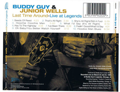 Buddy Guy & Junior Wells : Last Time Around - Live At Legends (CD, Album)