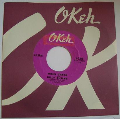 Billy Butler : Right Track / Boston Monkey (7", Single, RE, Styrene)