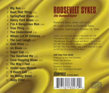 Roosevelt Sykes : The Honeydripper (CD, Comp)