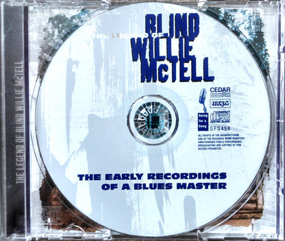 Blind Willie McTell : The Legend Of Blind Willie McTell - The Early Recordings Of A Blues Master (CD, Comp)
