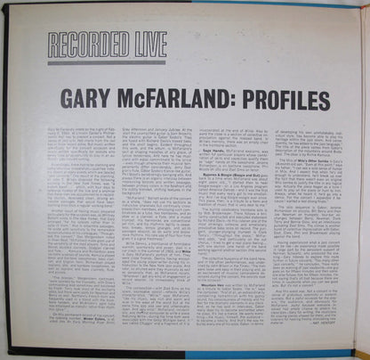 Gary McFarland : Profiles (LP, Album, Mono)