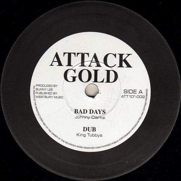 Johnny Clarke : Bad Days / Crazy Bald Head (10")