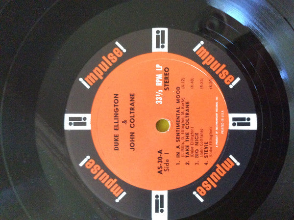 Duke Ellington & John Coltrane : Duke Ellington & John Coltrane (LP, Album, RP)