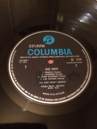 The Stan Tracey Quartet : Jazz Suite (Inspired By Dylan Thomas's Under Milk Wood) (LP, Album)