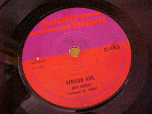 Boy Friday : Version Girl  (7", Sol)