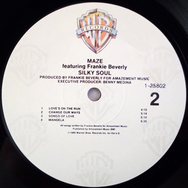 Maze Featuring Frankie Beverly : Silky Soul (LP, Album, Spe)