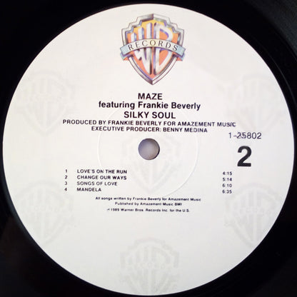 Maze Featuring Frankie Beverly : Silky Soul (LP, Album, Spe)