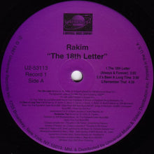 Rakim : The 18th Letter (2xLP, Album)